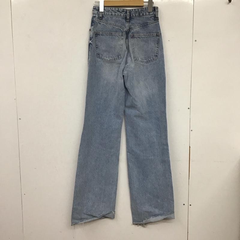 ザラ ZARA パンツ デニム、ジーンズ 34 無地 水色 / ライトブルー /  レディース USED 古着 中古 10136507