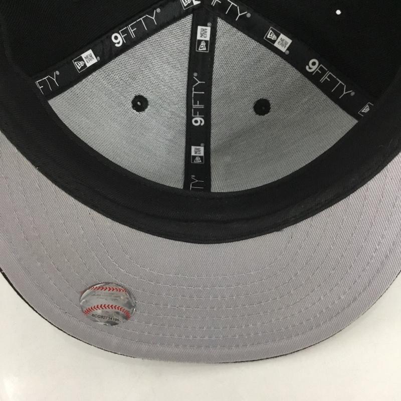 ニューエラ NEW ERA 帽子 キャップ LA ロサンゼルス ドジャース メジャーリーグ 9FIFTY ロゴ、文字 黒 / ブラック /  メンズ USED 古着 中古 10128824
