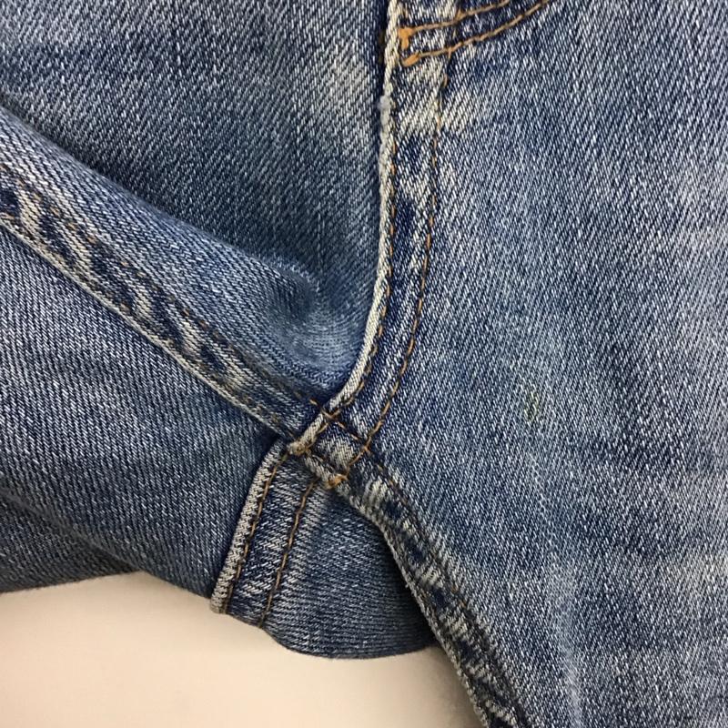 ザラメン ZARA MAN パンツ デニム、ジーンズ デニムパンツ スリムパンツ カジュアルパンツ ストレッチパンツ 38 ダメージ加工 インディゴ / インディゴ /  メンズ USED 古着 中古 10149710