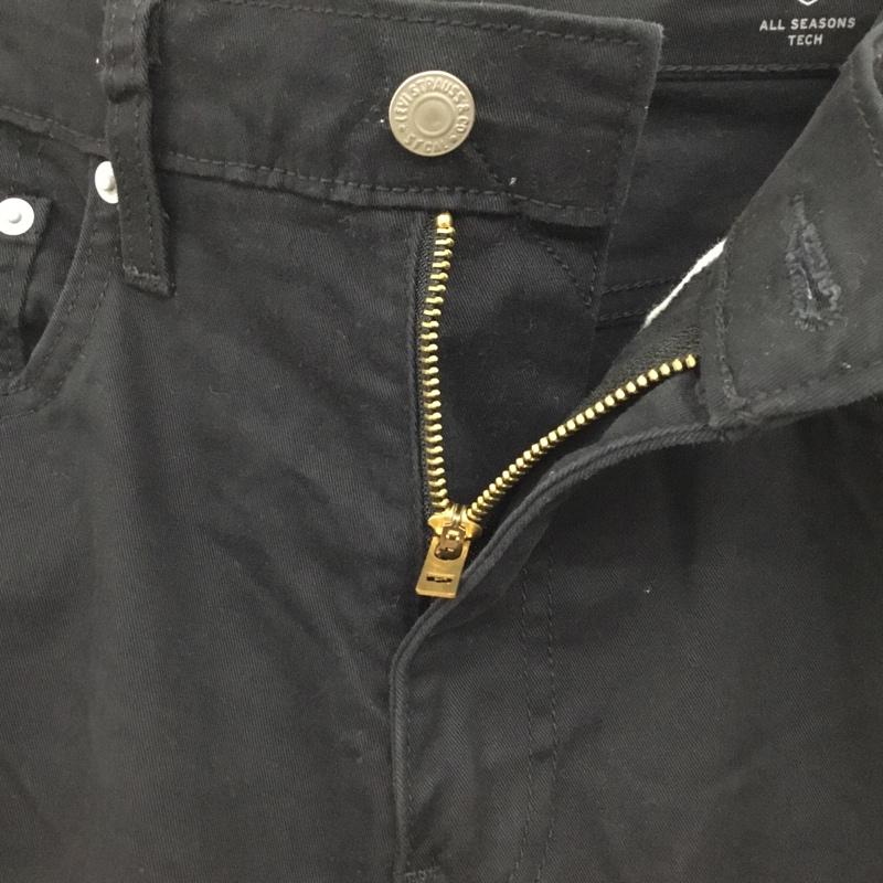 リーバイストラウスアンドコー Levi Strauss & co. パンツ デニム、ジーンズ スリムパンツ カジュアルパンツ ストレートパンツ ストレッチパンツ 32インチ 無地 黒 / ブラック /  メンズ USED 古着 中古 10120654