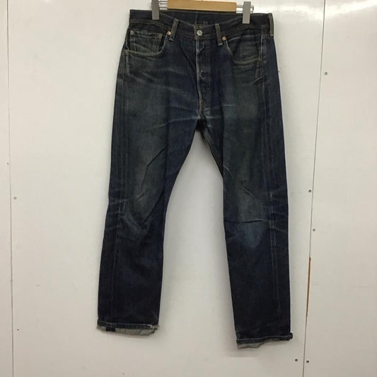 リーバイストラウスアンドコー Levi Strauss & co. パンツ デニム、ジーンズ デニムパンツ スリムパンツ カジュアルパンツ 33インチ ロゴ、文字 インディゴ / インディゴ /  メンズ USED 古着 中古 10139782