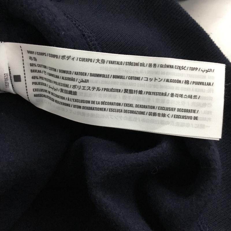 アバクロンビーアンドフィッチ ABERCROMBIE&FITCH パーカー 長袖 裏起毛 プルオーバー S ロゴ、文字 紺 / ネイビー /  レディース USED 古着 中古 10144665