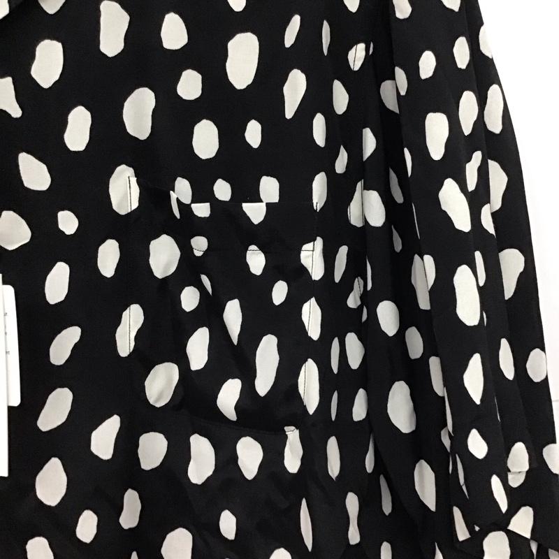 ギルティーパーティーズ GUILTYPARTIES シャツ、ブラウス 半袖 半袖シャツ プリントシャツ ポケットシャツ M プリント 白 / ホワイト / X 黒 / ブラック /  メンズ USED 古着 中古 10146796