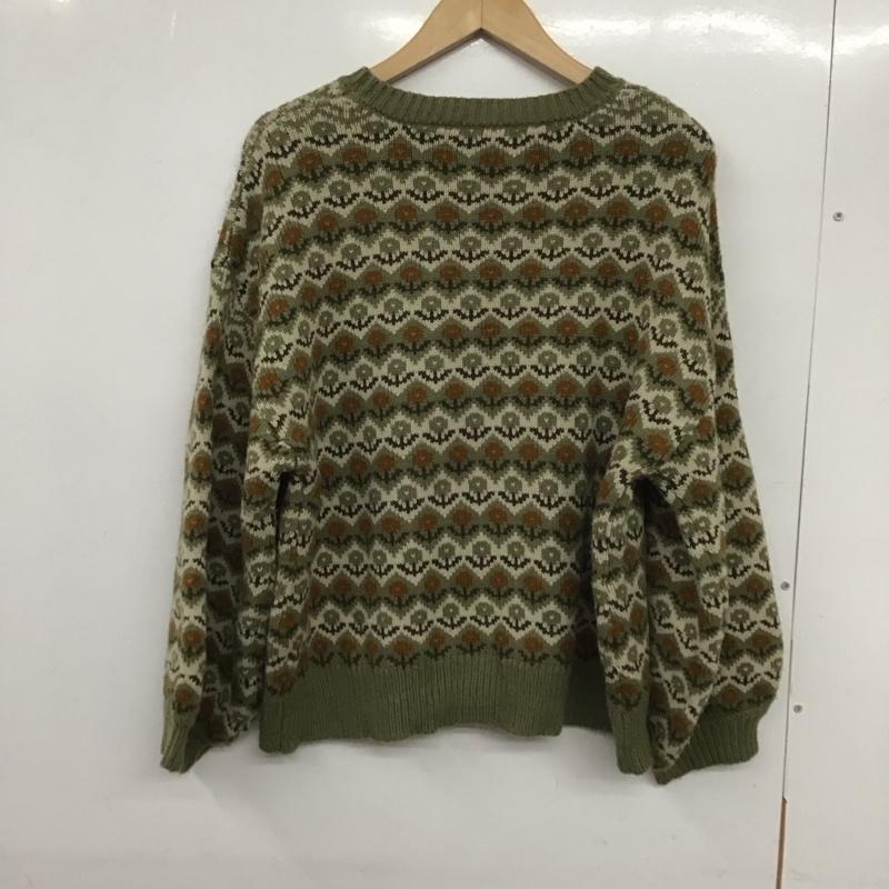 エヘカソポ ehka sopo ニット、セーター 長袖 FREE 総柄 マルチカラー / マルチカラー /  レディース USED 古着 中古 10132761