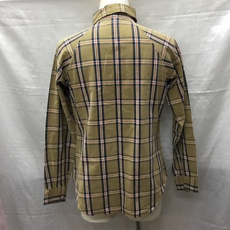 フォーティーファイブアールピーエム 45RPM シャツ、ブラウス 長袖 ラグランスリーブ 3 チェック ベージュ / ベージュ / X 白 / ホワイト / X 橙 / オレンジ / X 紺 / ネイビー /  メンズ USED 古着 中古 10118963