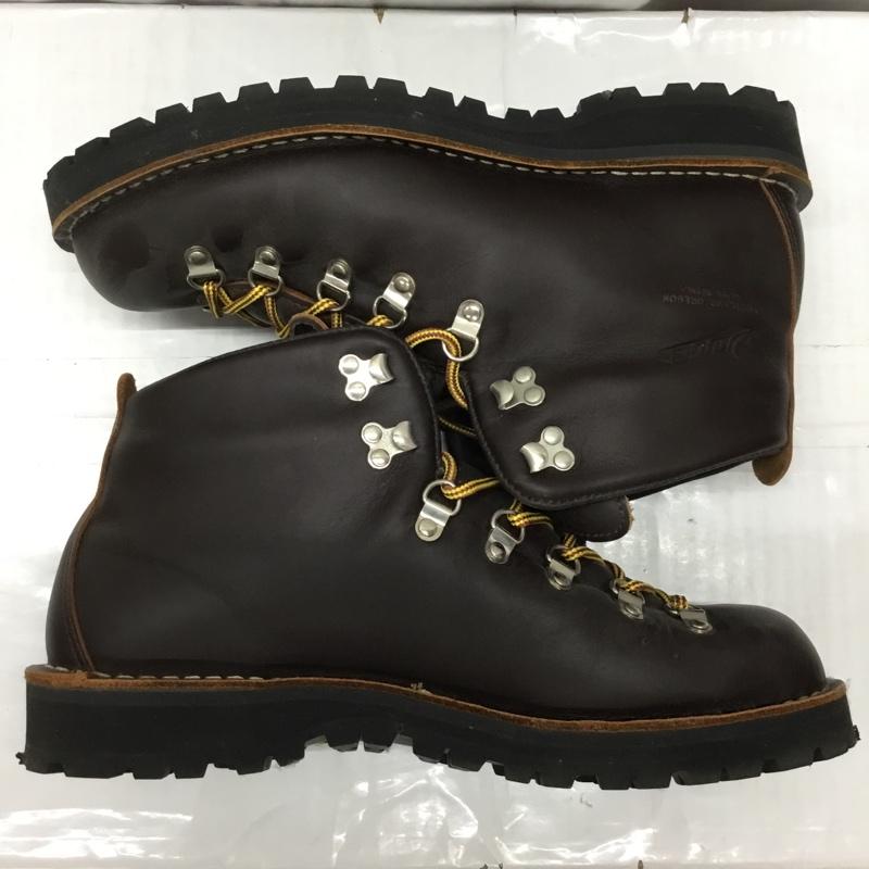 ダナー Danner ブーツ ショートブーツ 30866 MOUNTAIN LIGHT マウンテンブーツ US10 箱有 US：10 ロゴ、文字 茶 / ブラウン /  メンズ USED 古着 中古 10115235