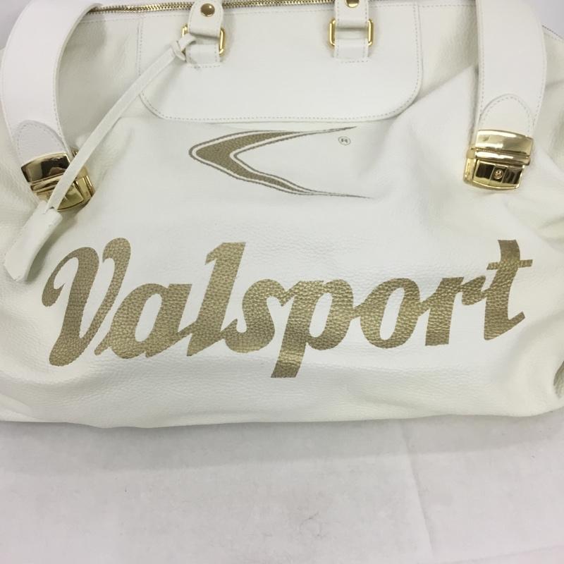 古着 USED ボストンバッグ ボストンバッグ トラベルバッグ Valsport ロゴ、文字 白 / ホワイト / X 金 / ゴールド /  メンズ USED 古着 中古 10140051