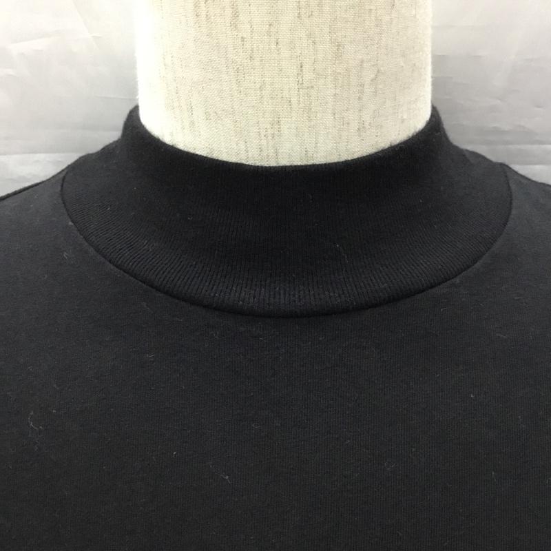 エッセンシャルズ ESSENTIALS カットソー 半袖 半袖カットソー プリントTシャツ タートルネックカットソー M ロゴ、文字 黒 / ブラック /  メンズ USED 古着 中古 10120451