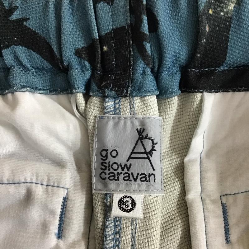 ゴースローキャラバン go slow caravan パンツ ショートパンツ ハーフパンツ ショートパンツ カジュアルパンツ 3 プリント マルチカラー / マルチカラー /  メンズ USED 古着 中古 10115353