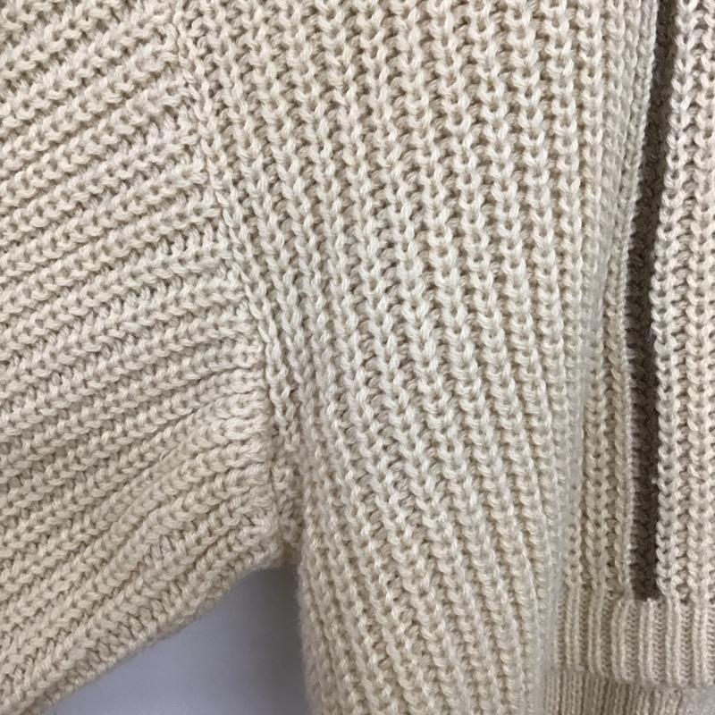 エヘカソポ ehka sopo カーディガン 長袖 FREE 無地 ベージュ / ベージュ /  レディース USED 古着 中古 10147190