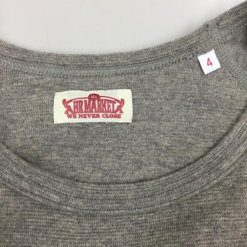 ハリウッドランチマーケット HOLLYWOOD RANCH MARKET カットソー 長袖 XL 無地 灰 / グレー /  メンズ USED 古着 中古 10108873