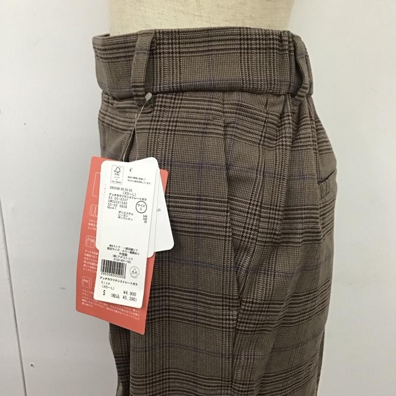 グローバルワーク GLOBAL WORK パンツ スラックス GW522510AD スラックスパンツ チェックパンツ ワイドパンツ S チェック マルチカラー / マルチカラー /  レディース USED 古着 中古 10120400