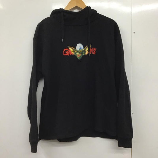 グラニフ graniph パーカー 長袖 長袖パーカー プルオーバーパーカー スウェット L プリント 黒 / ブラック /  メンズ USED 古着 中古 10145977