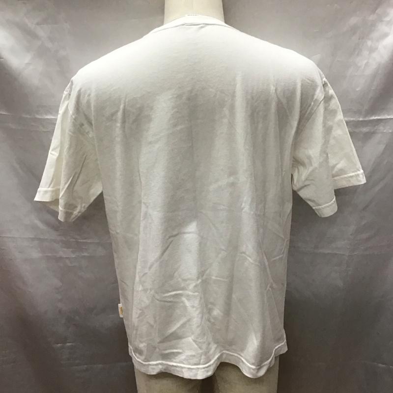 古着 USED Tシャツ 半袖 半袖カットソー プリントTシャツ クルーネックカットソー 古着 M プリント 白 / ホワイト /  メンズ USED 古着 中古 10114121