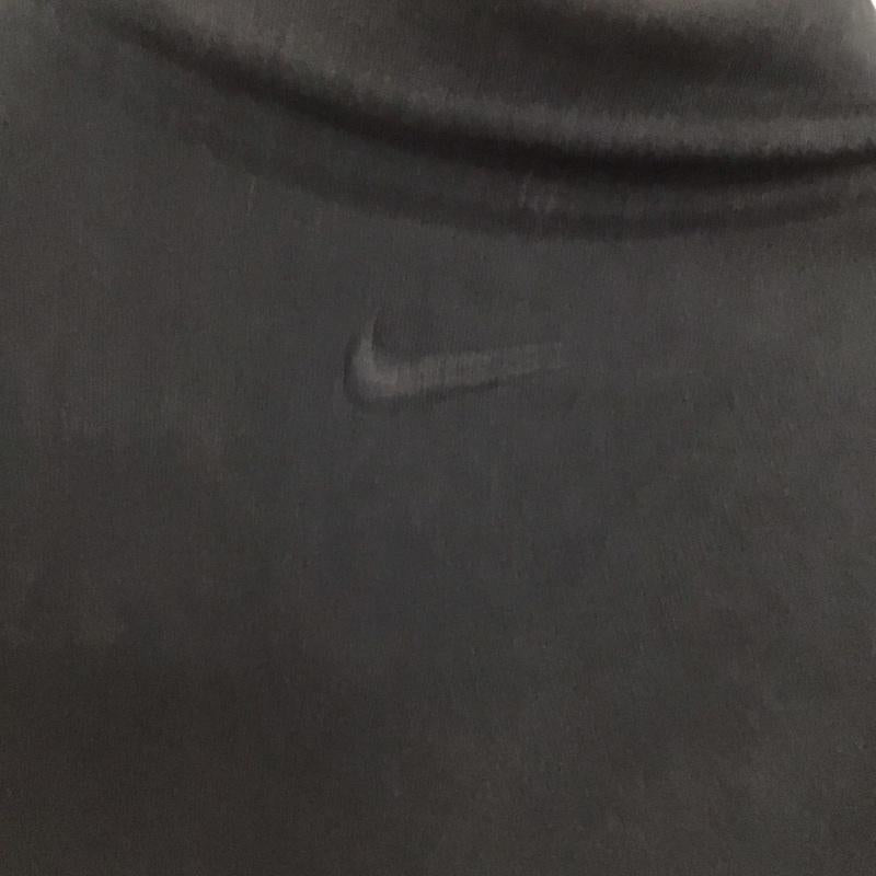 ナイキ NIKE トレーナー 長袖 FD0895-010 AS W NSW FLC CROP 3Q POLO 裏起毛 L ロゴ、文字 黒 / ブラック /  レディース USED 古着 中古 10147173