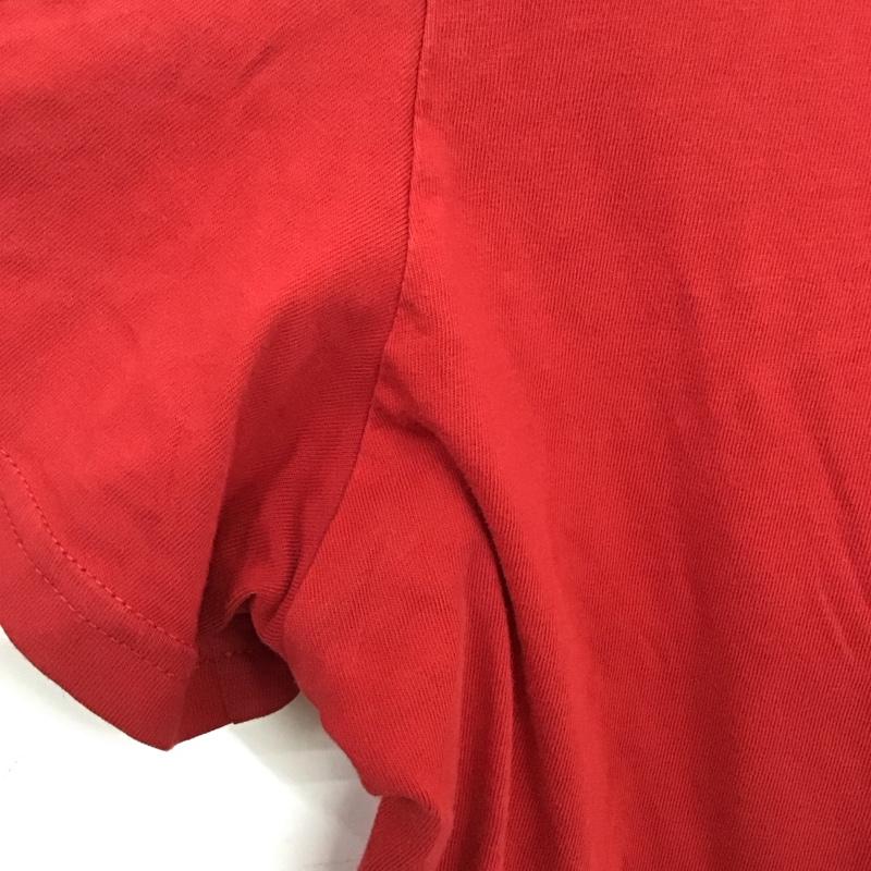 ノーティカ NAUTICA Tシャツ 半袖 半袖カットソー プリントTシャツ クルーネックカットソー XL ロゴ、文字 赤 / レッド /  メンズ USED 古着 中古 10134028