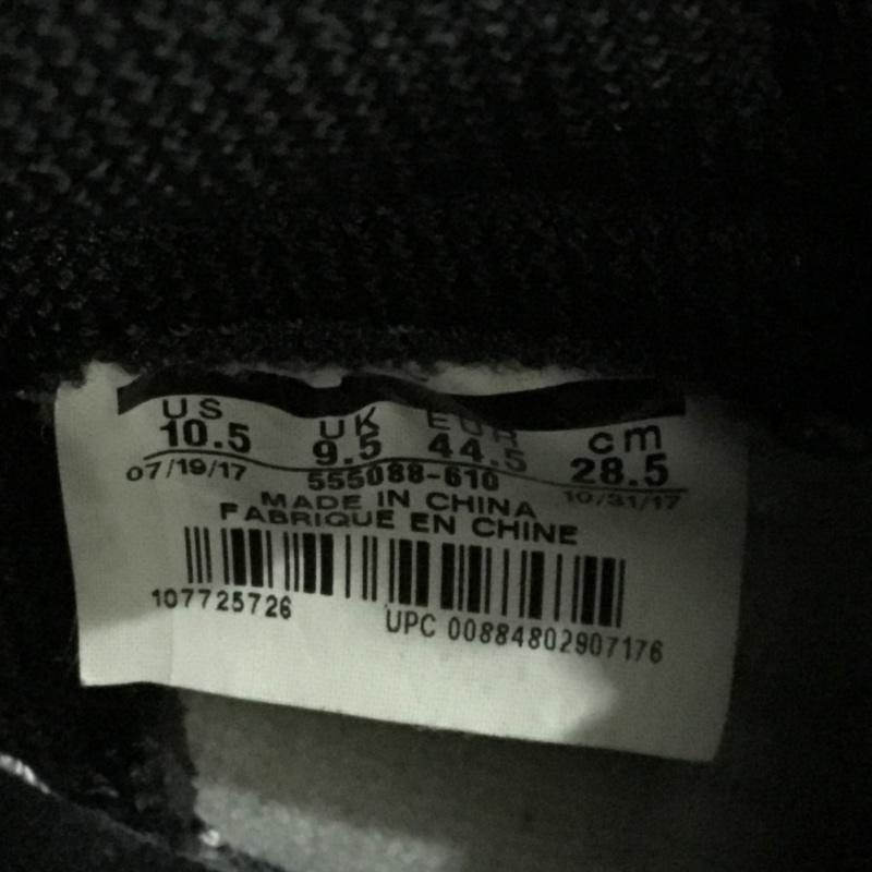 ナイキ NIKE スニーカー スニーカー 555088-610 AIR JORDAN 1 RETRO HIGH OG 28.5cm 箱有 28.5cm ロゴ、文字 黒 / ブラック / X 白 / ホワイト / X 赤 / レッド /  メンズ USED 古着 中古 10124379