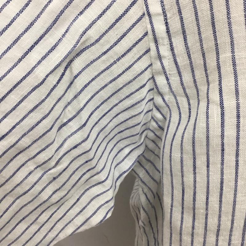 ブルックスブラザーズ BROOKS BROTHERS シャツ、ブラウス 長袖 長袖シャツ ストライプシャツ カジュアルシャツ ストライプ 白 / ホワイト / X 青 / ブルー /  メンズ USED 古着 中古 10111264