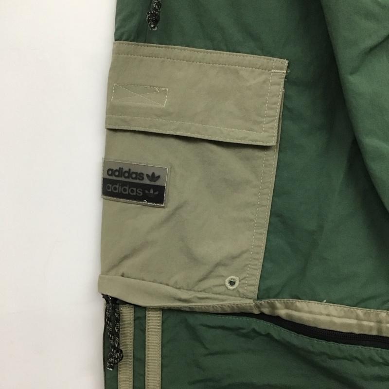 アディダス adidas パンツ ワークパンツ、ペインターパンツ gn3291 UTLTY2IN1PANTS カーゴパンツ ワイドパンツ S ロゴ、文字 カーキ / カーキ /  メンズ USED 古着 中古 10139883