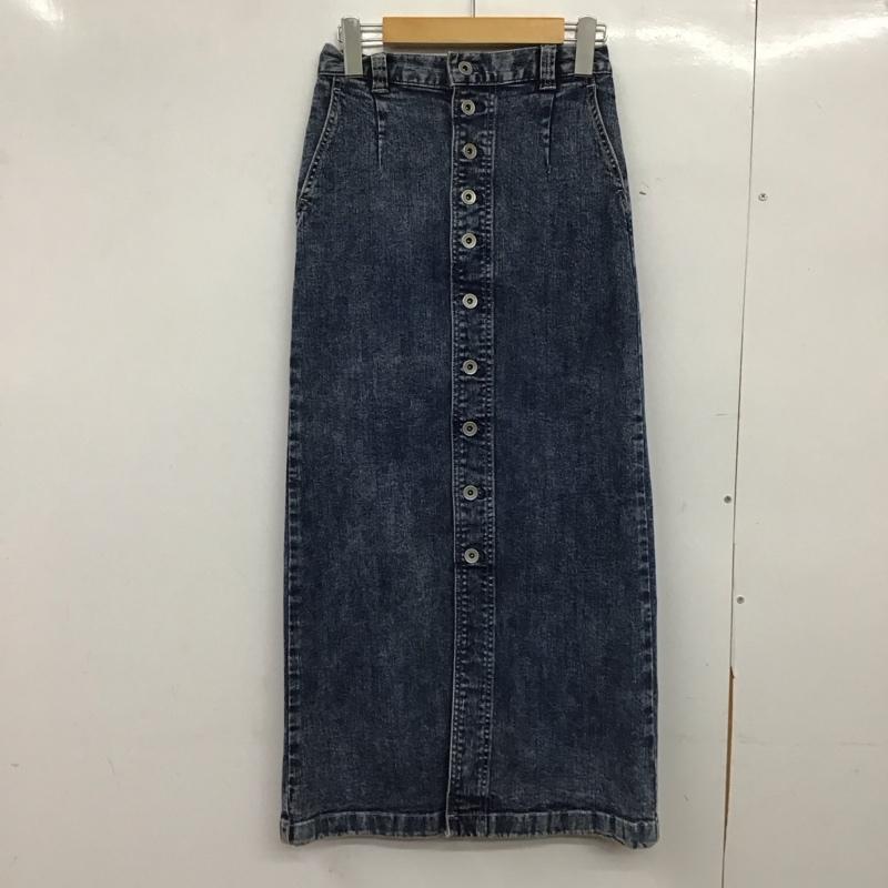 ココ ディール COCO DEAL スカート ロングスカート 1 無地 青 / ブルー /  レディース USED 古着 中古 10151100