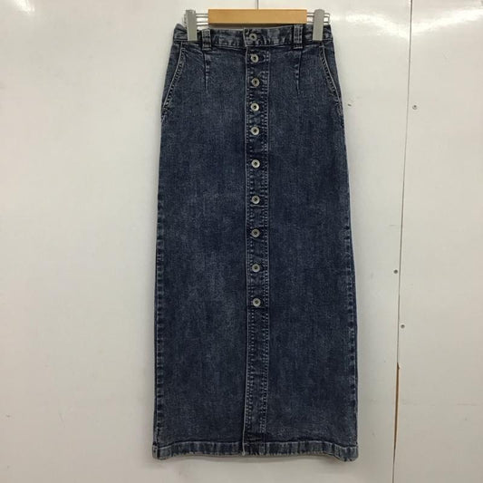 ココ ディール COCO DEAL スカート ロングスカート 1 無地 青 / ブルー /  レディース USED 古着 中古 10151100