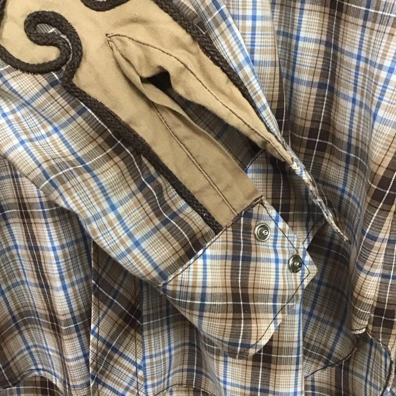 古着 USED シャツ、ブラウス 長袖 長袖シャツ チェックシャツ カラーシャツ ウエスタンシャツ チェック マルチカラー / マルチカラー /  メンズ USED 古着 中古 10139479