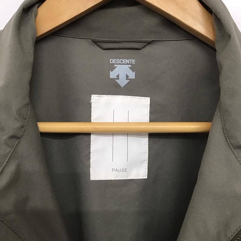 デサント DESCENTE ジャケット、上着 ジャンパー、ブルゾン ジップアップジャケット ナイロンジャケット アウター S 無地 カーキ / カーキ /  メンズ USED 古着 中古 10149209
