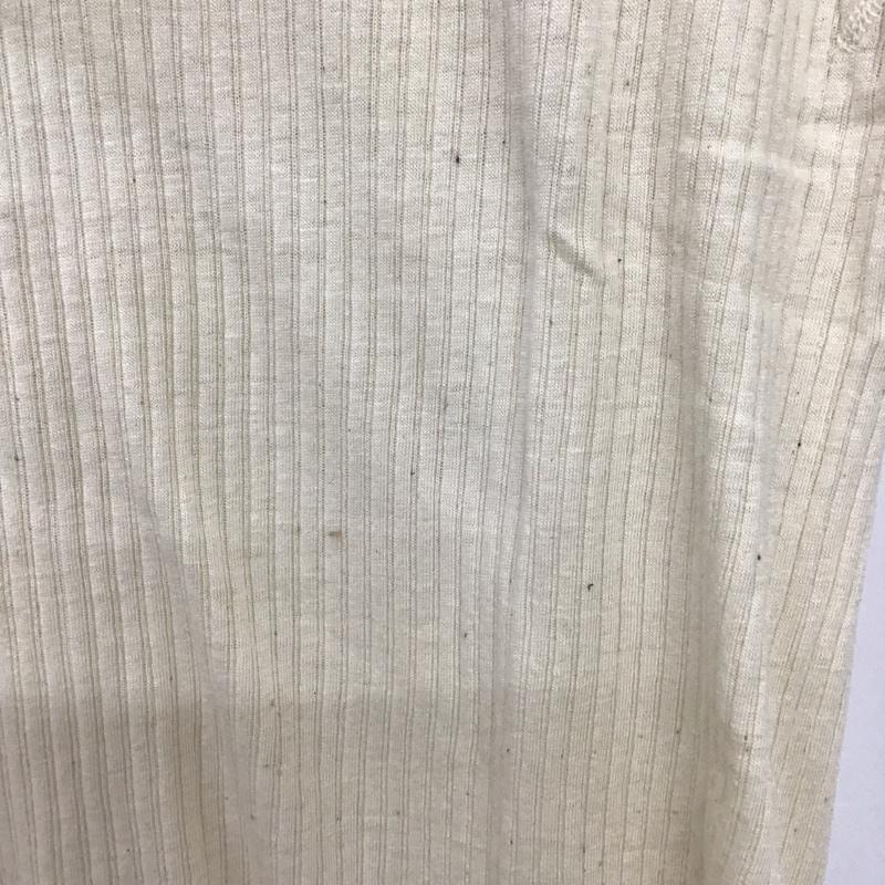 ナンバーナイン NUMBER (N)INE カットソー 半袖 半袖カットソー ヘンリーネックカットソー リブカットソー 3 無地 アイボリー / アイボリー /  メンズ USED 古着 中古 10137008