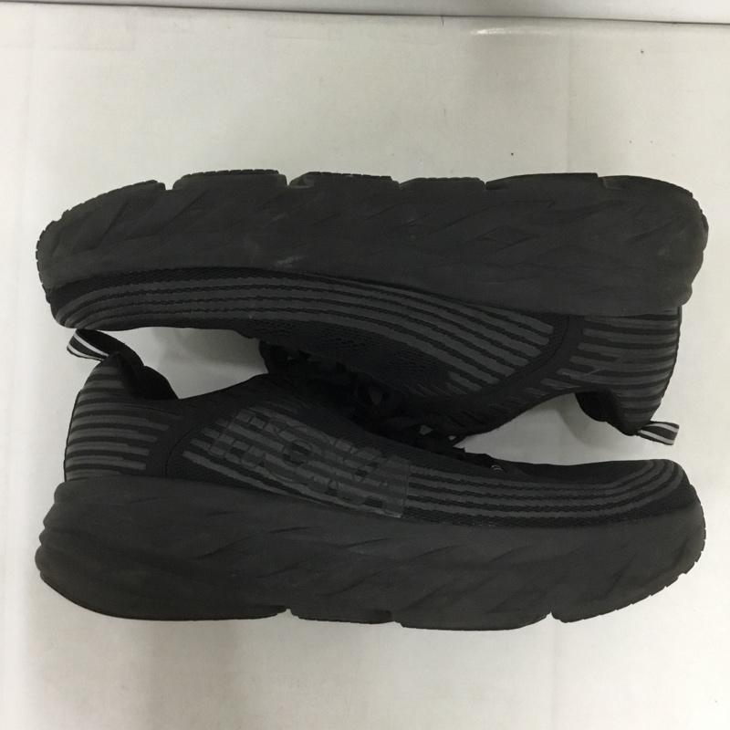 ホカ HOKA スニーカー スニーカー 1019271 BONDI 6 WIDE 27.5cm 27.5cm ロゴ、文字 黒 / ブラック /  メンズ USED 古着 中古 10134813