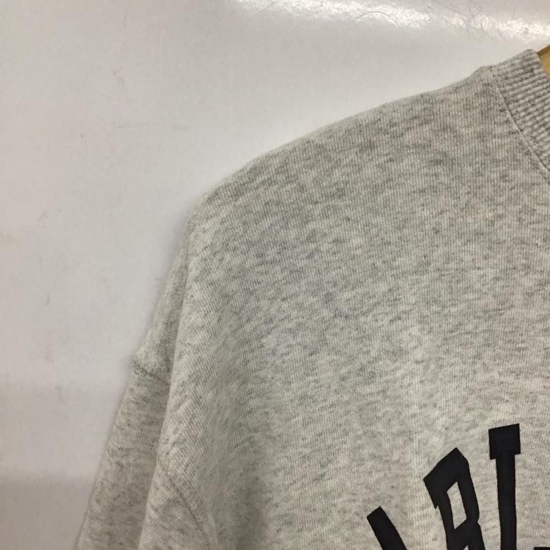 ローリーズファーム LOWRYS FARM トレーナー 長袖 FREE ロゴ、文字 灰 / グレー /  レディース USED 古着 中古 10141229