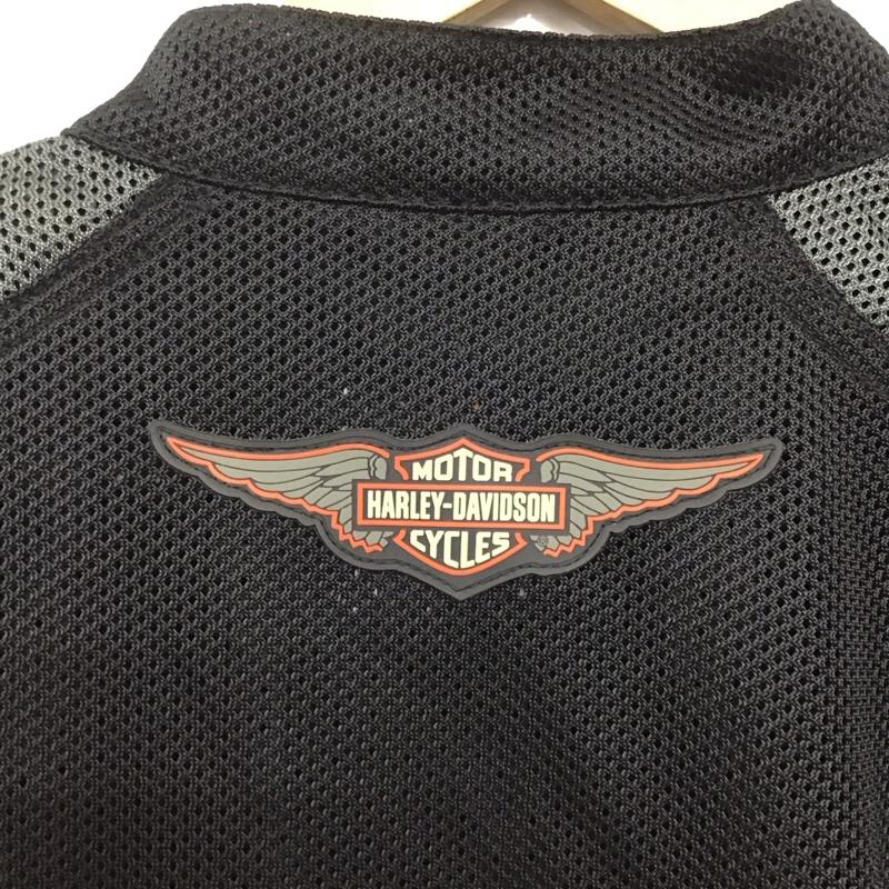 ハーレーダビッドソン Harley-Davidson ジャケット、上着 ジャンパー、ブルゾン M ロゴ、文字 X プリント 黒 / ブラック / X 灰 / グレー /  メンズ USED 古着 中古 10145656