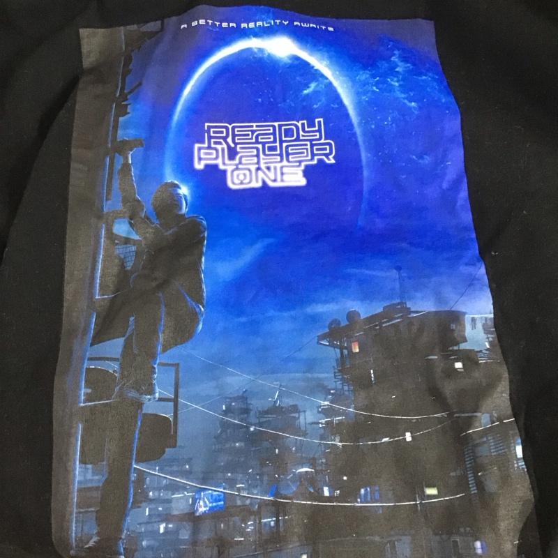 グラニフ graniph Tシャツ 半袖 半袖カットソー プリントTシャツ クルーネックカットソー XL プリント 黒 / ブラック /  メンズ USED 古着 中古 10149120