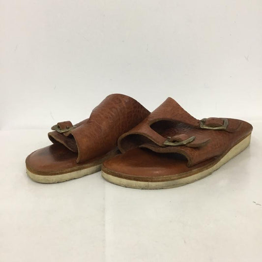 古着 USED サンダル サンダル LEFT HAND レザー 無地 茶 / ブラウン /  メンズ USED 古着 中古 10138038