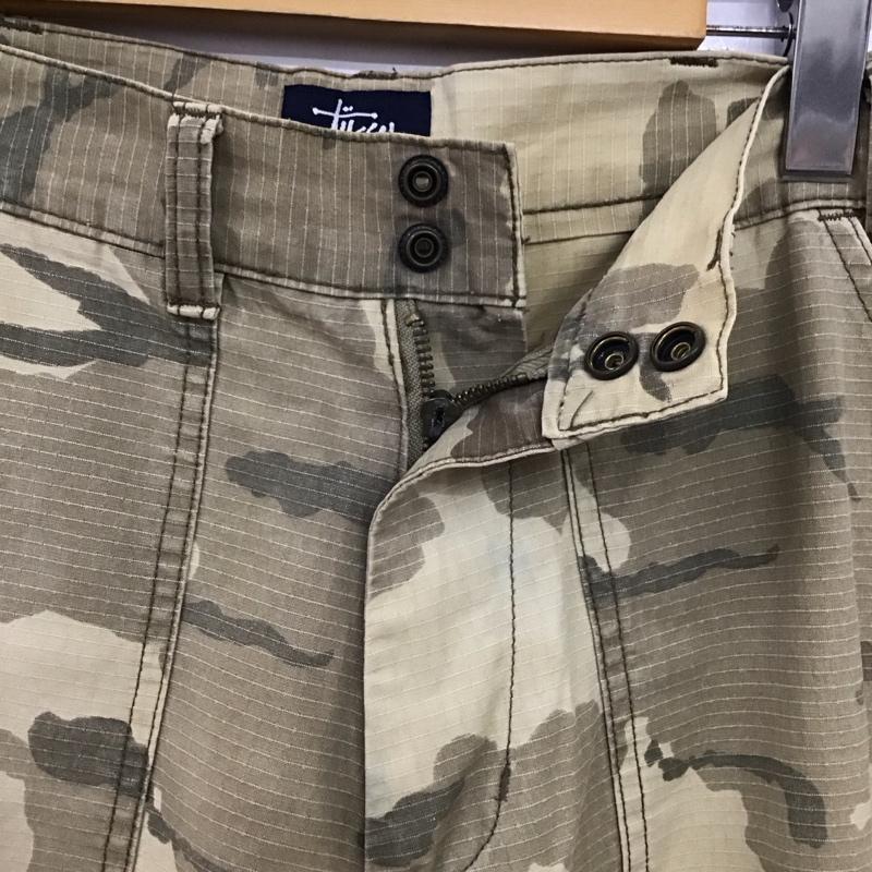 ステューシー STUSSY パンツ ワークパンツ、ペインターパンツ ミリタリーパンツ ワイドパンツ カジュアルパンツ ストレートパンツ 31インチ カモフラージュ柄・迷彩 マルチカラー / マルチカラー /  メンズ USED 古着 中古 10117117