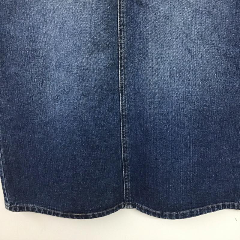 アーバンリサーチ URBAN RESEARCH スカート ロングスカート WH94-25M007 バックスリットデニムスカート S 無地 青 / ブルー /  レディース USED 古着 中古 10140644
