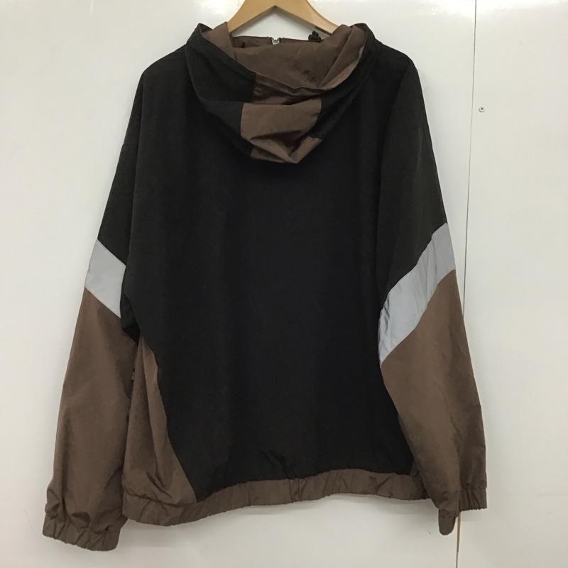 ラファイエット Lafayette ジャケット、上着 ジャンパー、ブルゾン ジップアップジャケット パーカージャケット アウター XL ロゴ、文字 黒 / ブラック / X 茶 / ブラウン /  メンズ USED 古着 中古 10148027