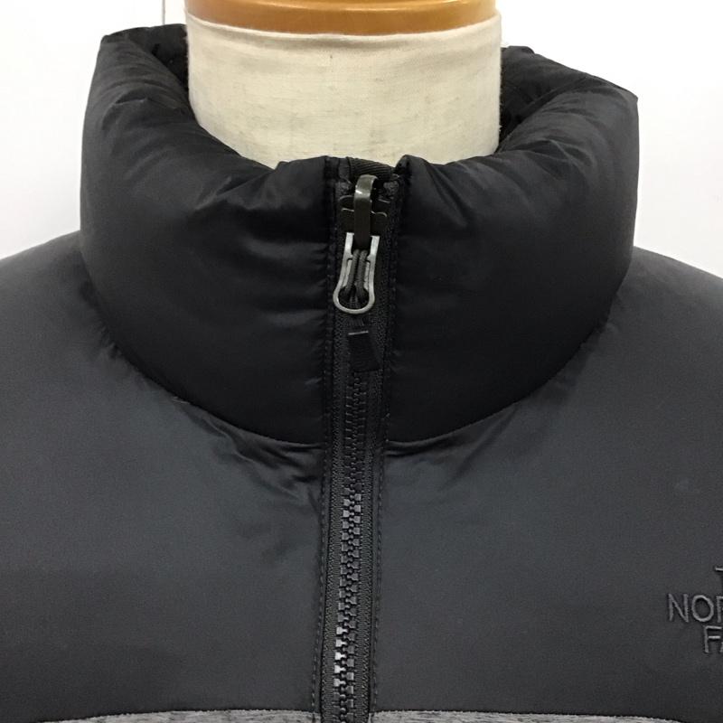 ザノースフェイス THE NORTH FACE ジャケット、上着 ジャンパー、ブルゾン ジップアップジャケット ジャンパー ジャケット ダウンジャケット アウター L ロゴ、文字 黒 / ブラック / X 灰 / グレー /  メンズ USED 古着 中古 10121023