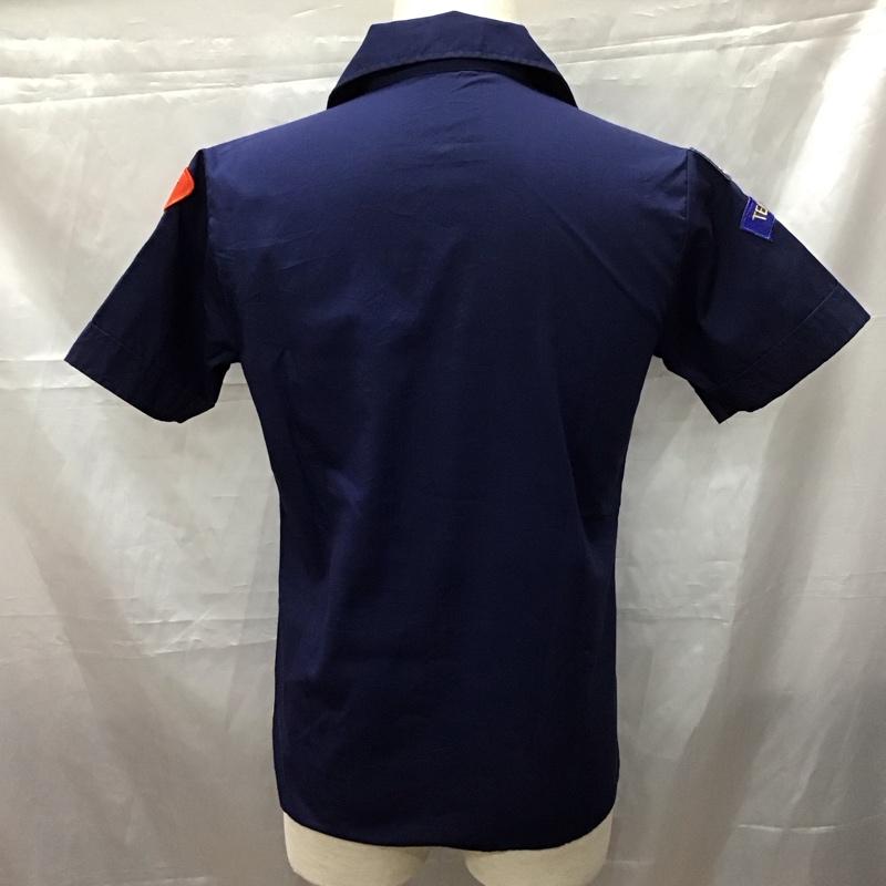 古着 USED シャツ、ブラウス 半袖 半袖シャツ ボーイスカウトシャツ カジュアルシャツ 古着 L ロゴ、文字 紺 / ネイビー /  メンズ USED 古着 中古 10110988