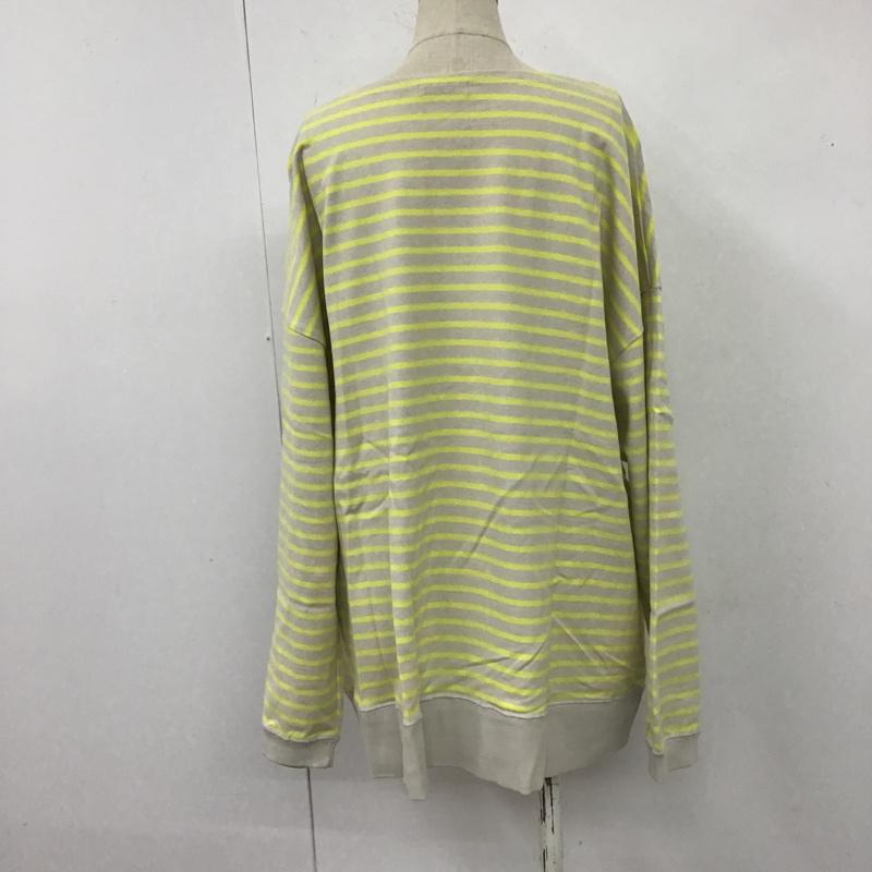 スタディオクリップ studio CLIP カットソー 長袖 ボーダー L ボーダー柄 マルチカラー / マルチカラー /  レディース USED 古着 中古 10106164