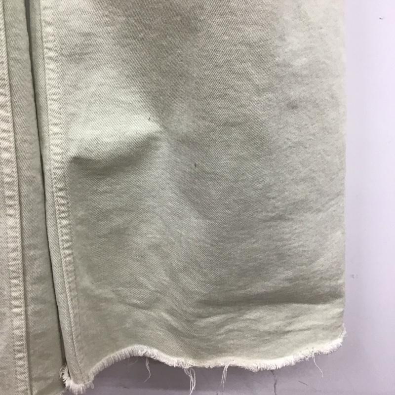 ザラ ZARA パンツ デニム、ジーンズ 8246 241 500 フレアパンツ 無地 薄緑 / ライトグリーン /  レディース USED 古着 中古 10111072