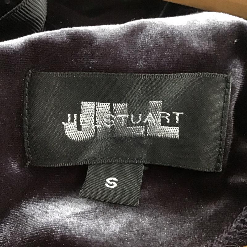 ジルスチュアート JILLSTUART ワンピース ひざ丈スカート S 無地 黒 / ブラック /  レディース USED 古着 中古 10142861