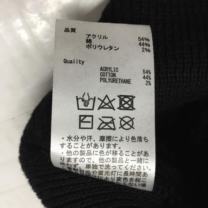 ポーラー POLeR 帽子 ニット帽 ビーニー ワンポイント 黒 / ブラック /  メンズ USED 古着 中古 10112856