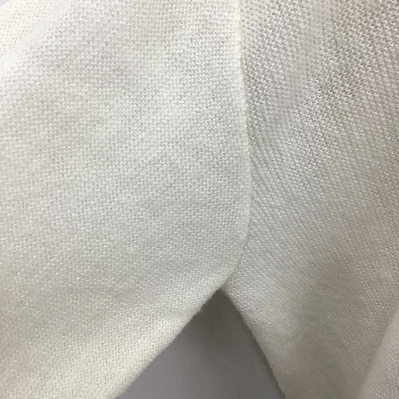 ラコステ LACOSTE カーディガン 長袖 M 無地 白 / ホワイト /  メンズ USED 古着 中古 10105687