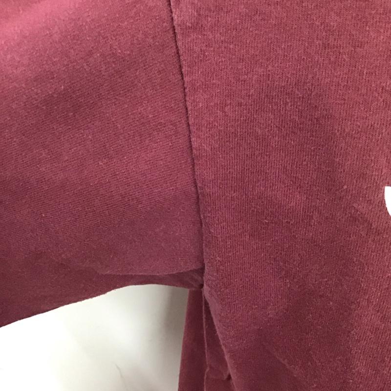 ステューシー STUSSY Tシャツ 半袖 クルーネック プリント 90年代 M ロゴ、文字 えんじ / ワインレッド /  メンズ USED 古着 中古 10107639