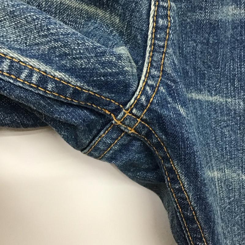 ザレターズ The Letters パンツ デニム、ジーンズ FW17-LDP001A サイドジップ M 無地 青 / ブルー /  メンズ USED 古着 中古 10111874