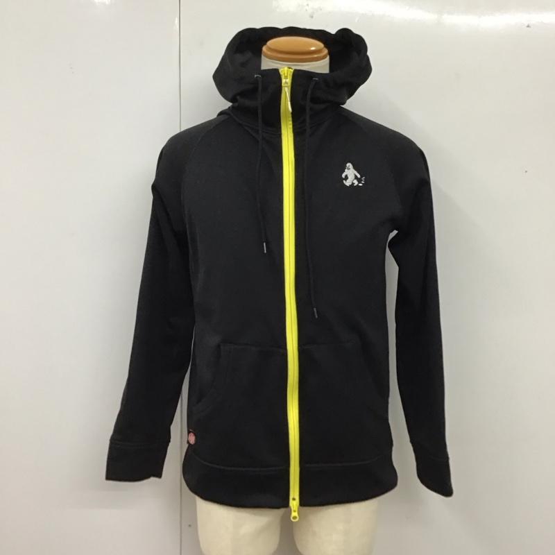古着 USED ジャケット、上着 ジャケット、ブレザー therewathletics gore-tex windstopper ジップアップパーカー ジップアップジャケット 2 ロゴ、文字 黒 / ブラック /  メンズ USED 古着 中古 10119209