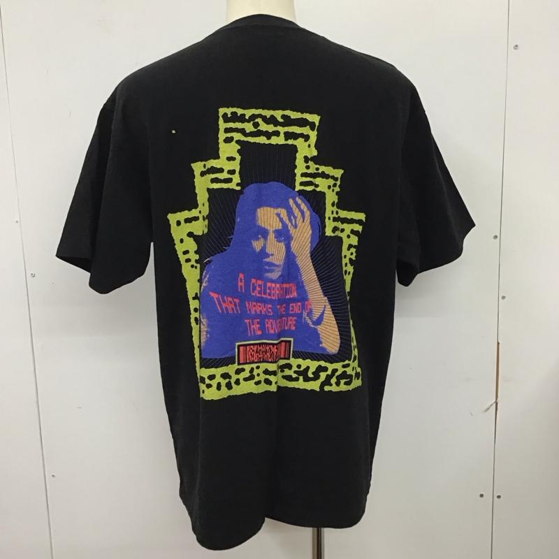 シーイー C.E Tシャツ 半袖 半袖カットソー プリントTシャツ クルーネックカットソー XL ロゴ、文字 黒 / ブラック /  メンズ USED 古着 中古 10115940