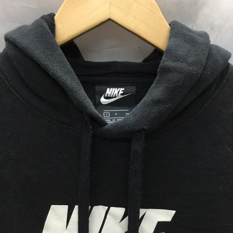 ナイキ NIKE パーカー 長袖 CN8753-010 スウェット プルオーバー フーディー S ロゴ、文字 黒 / ブラック /  メンズ USED 古着 中古 10118987