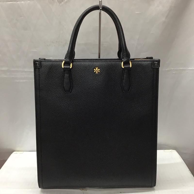 トリーバーチ TORY BURCH トートバッグ トートバッグ 10010539 ハンドバッグ ワンポイント 黒 / ブラック /  レディース USED 古着 中古 10113359