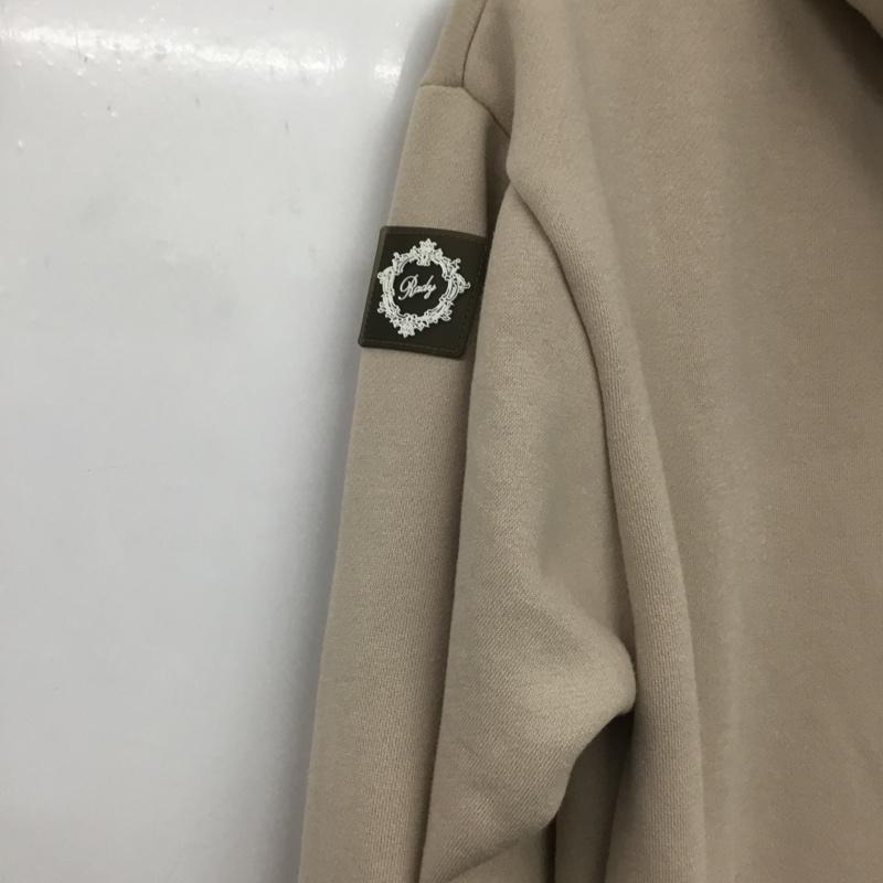 レディー Rady ワンピース ロングスカート 長袖ロングワンピース フーディーロングワンピース スウェットワンピース 無地 ベージュ / ベージュ /  レディース USED 古着 中古 10143604